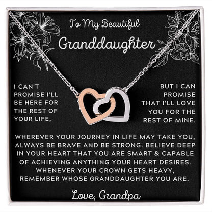 To My Beautiful Granddaughter, Gift from Grandpa